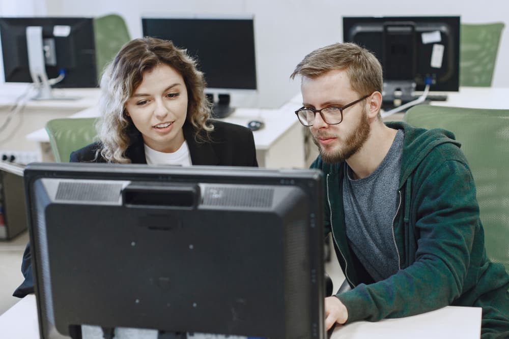 image demonstrating tech upskilling